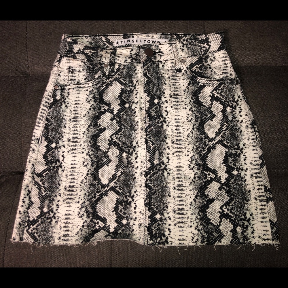 Boutique Snakeskin skirt